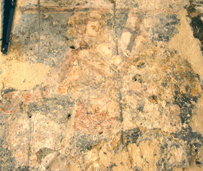 Affresco raffigurante S. Giorgio