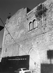 Facciata sud del Castello prima dell'intervento