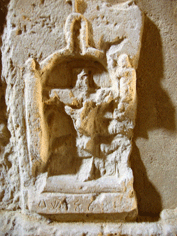 bassorilievo del carcere criminale del Castello risalente alla seconda met del 1800