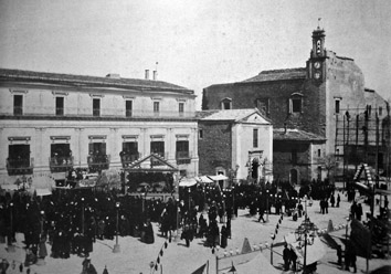 Mangiata dei santi del 19 Marzo 1897 per la festa di S. Giuseppe.