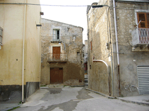 Via Trappeto Contino, luogo del macello nell'800