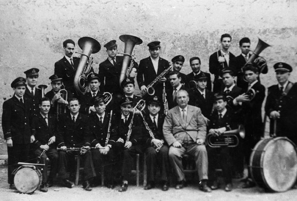 Banda musicale favarese anni 1957/58