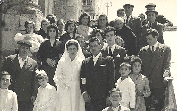 Matrimonio di Calogero Montalbano e Gerlanda Bruno