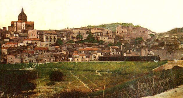 Panorama di favara anni "30 del XX sec.