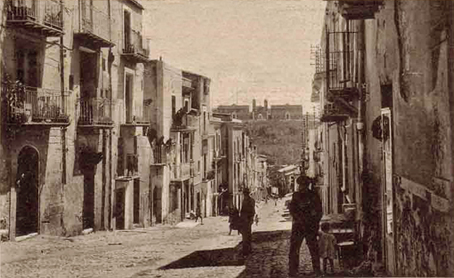 La via Umberto nella prima met del 1900 del XX. sec.